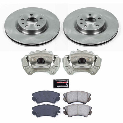 PowerStop Power Stop 11-17 Chevrolet Caprice Front Autospecialty Brake Kit w/Calipers KCOE5948