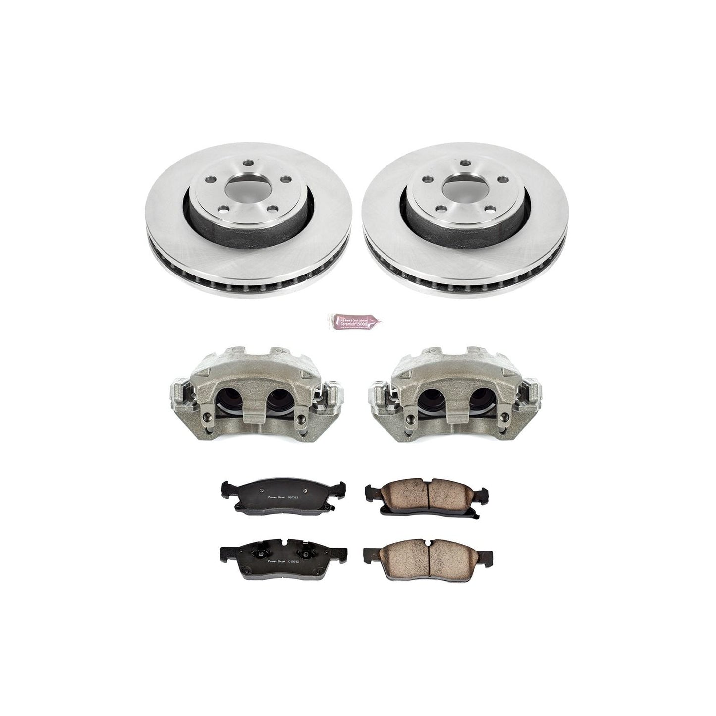 PowerStop Power Stop 11-19 Dodge Durango Front Autospecialty Brake Kit w/Calipers KCOE5951