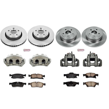 PowerStop Power Stop 11-19 Dodge Durango Autospecialty Kit w/ Calipers - Front and Rear KCOE5952