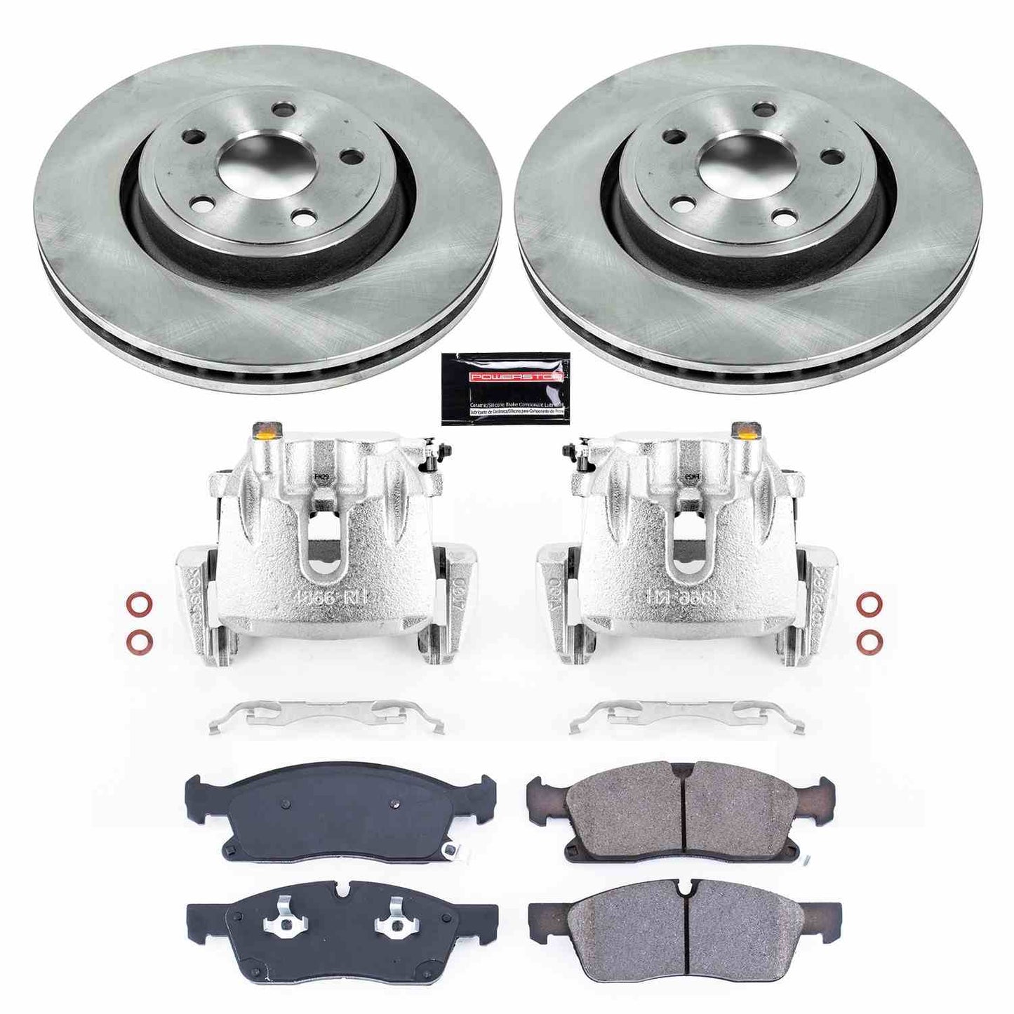 PowerStop Power Stop 11-19 Dodge Durango Front Autospecialty Brake Kit w/Calipers KCOE5954