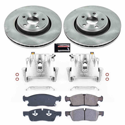 PowerStop Power Stop 11-19 Dodge Durango Front Autospecialty Brake Kit w/Calipers KCOE5954