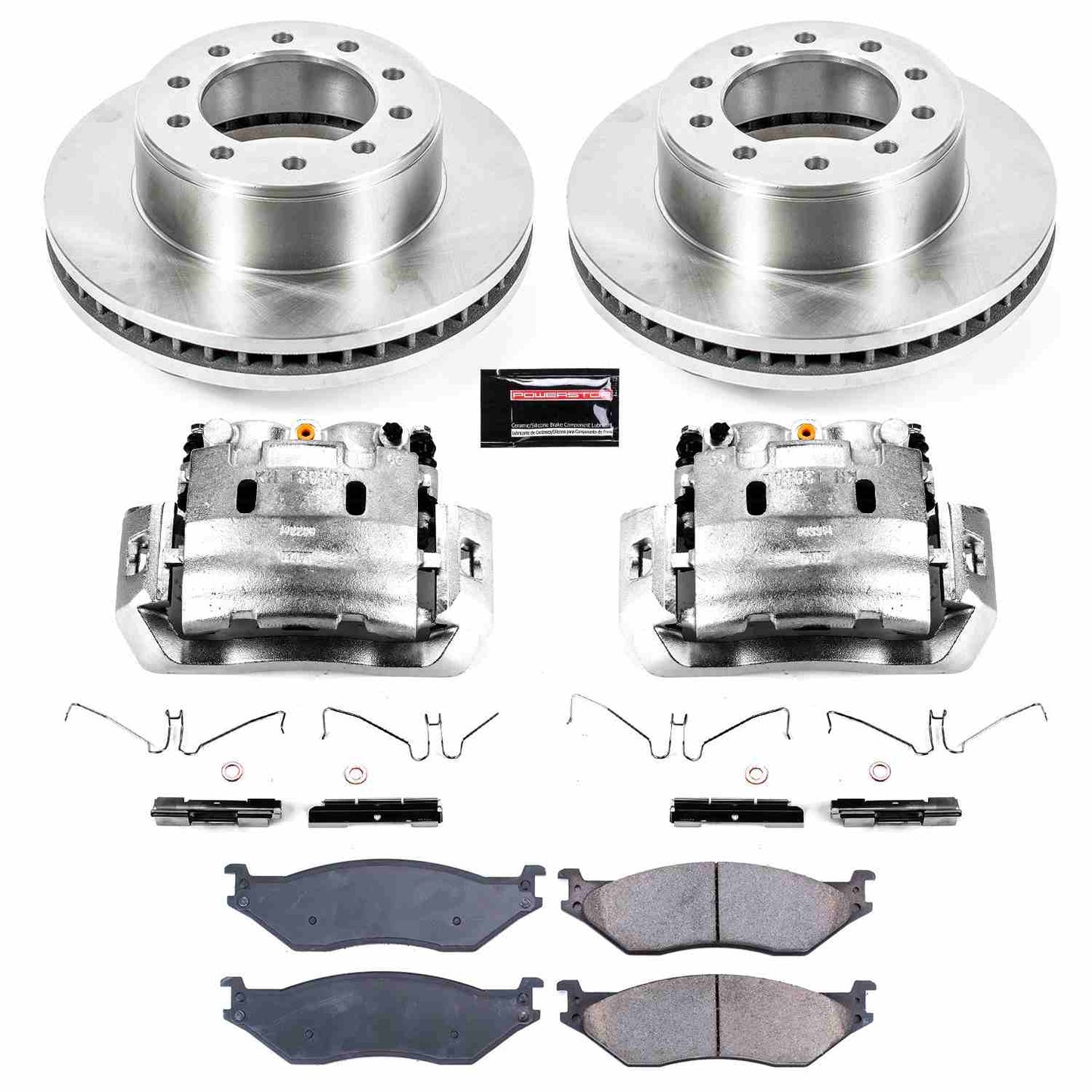 PowerStop Power Stop 05-16 Ford F-450 Super Duty Autospecialty Kit w/ Calipers - Front and Rear KCOE5965