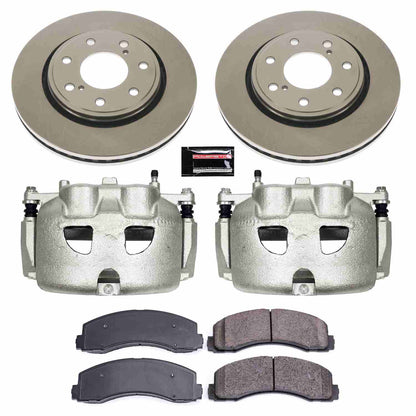 PowerStop Power Stop 10-11 Ford F-150 Front Autospecialty Brake Kit w/Calipers KCOE5972