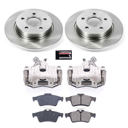 PowerStop Power Stop 12-18 Ford Focus Rear Autospecialty Brake Kit w/Calipers KCOE5975