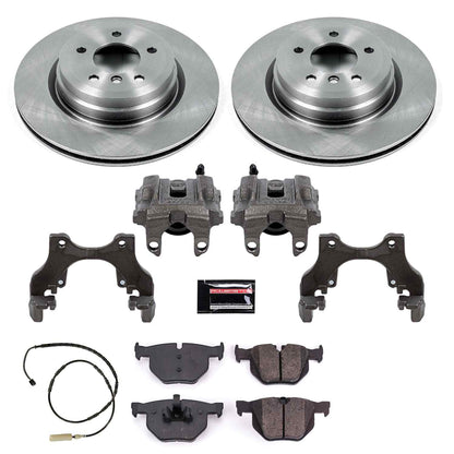 PowerStop Power Stop 11-13 BMW 335i Rear Autospecialty Brake Kit w/Calipers KCOE5982