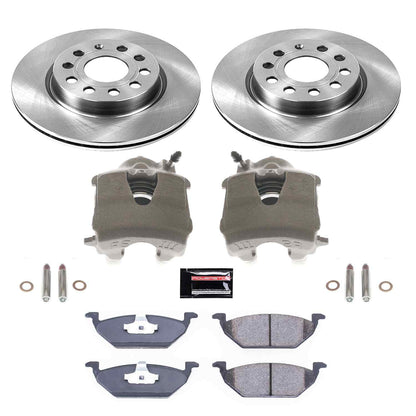 PowerStop Power Stop 11-15 Volkswagen Jetta Front Autospecialty Brake Kit w/Calipers KCOE6041