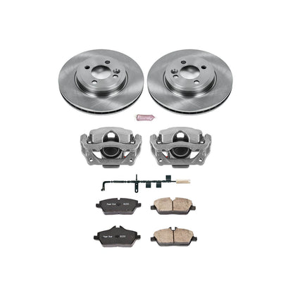 PowerStop Power Stop 07-10 Mini Cooper Front Autospecialty Brake Kit w/Calipers KCOE6066