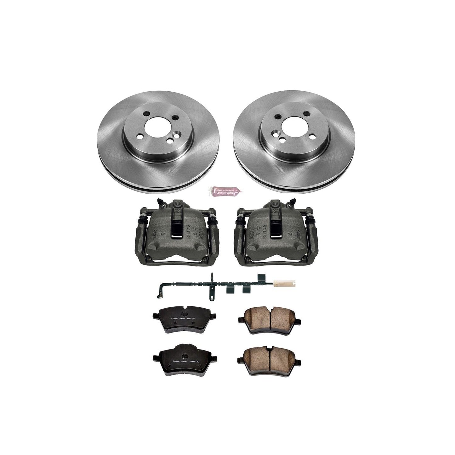 PowerStop Power Stop 07-10 Mini Cooper Front Autospecialty Brake Kit w/Calipers KCOE6068