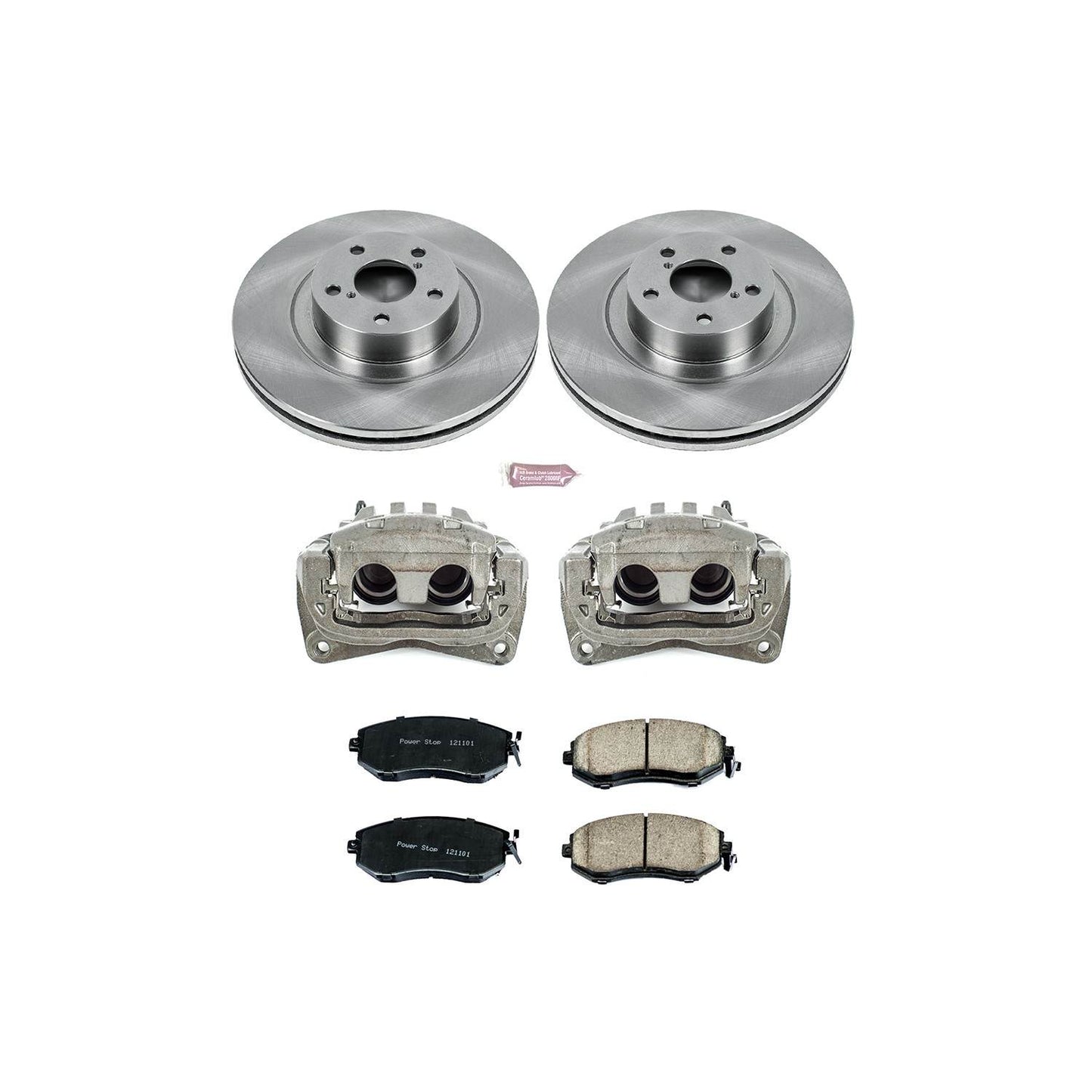 PowerStop Power Stop 13-16 Scion FR-S Front Autospecialty Brake Kit w/Calipers KCOE6082