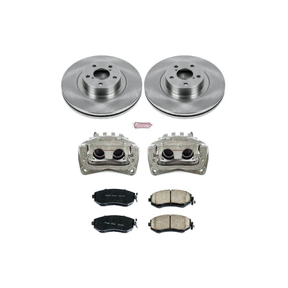 PowerStop Power Stop 13-16 Scion FR-S Front Autospecialty Brake Kit w/Calipers KCOE6082