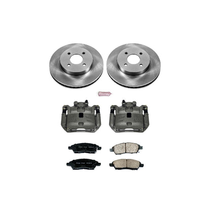 PowerStop Power Stop 12-18 Nissan Versa Front Autospecialty Brake Kit w/Calipers KCOE6096