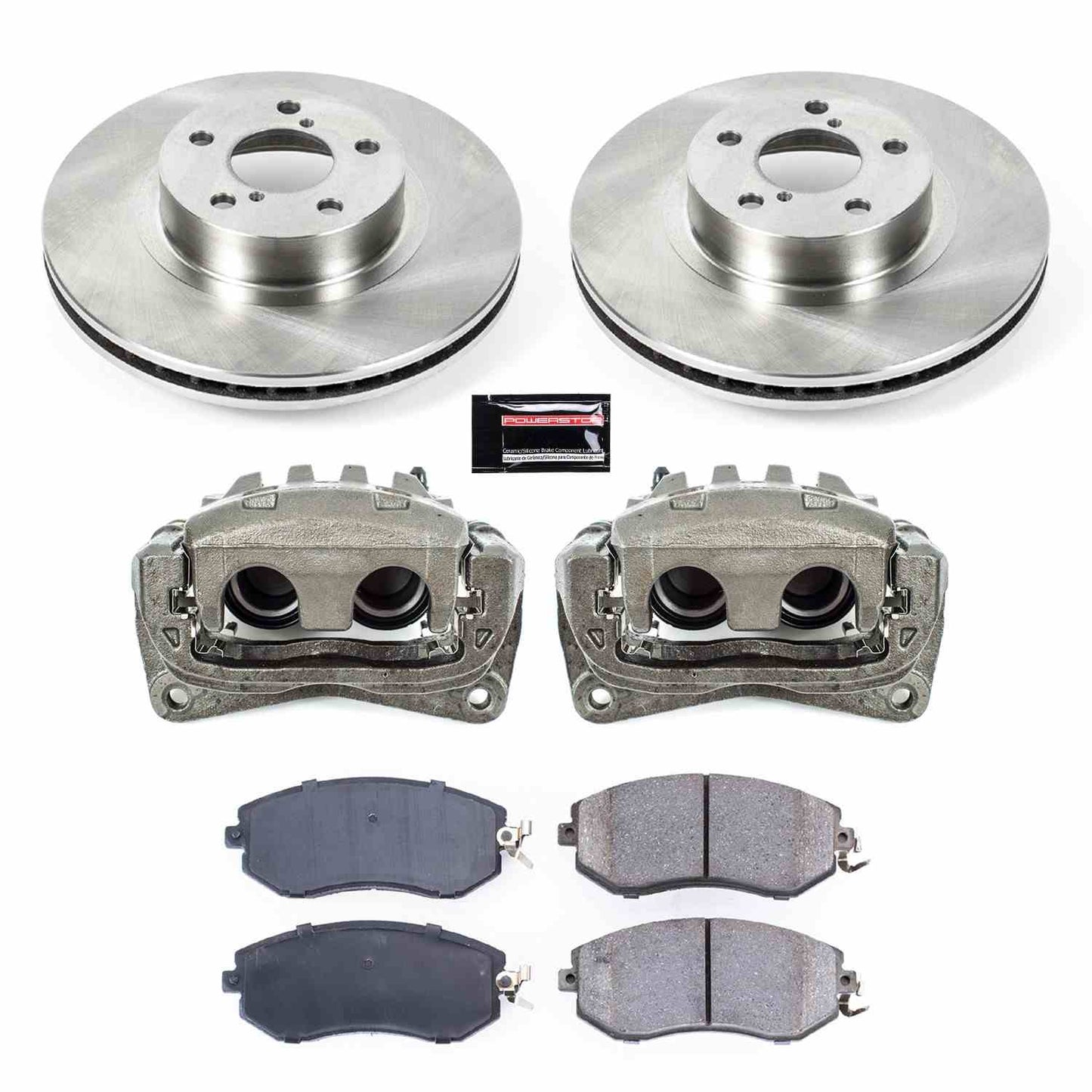 PowerStop Power Stop 13-16 Subaru BRZ Front Autospecialty Brake Kit w/Calipers KCOE6111