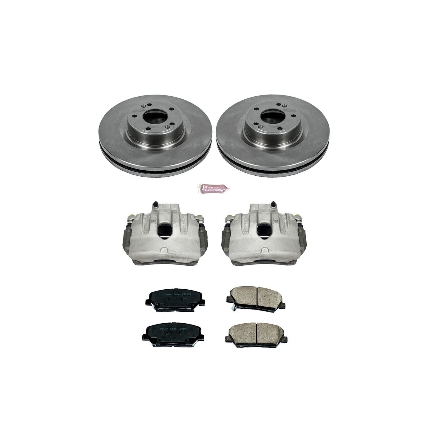 PowerStop Power Stop 10-16 Hyundai Genesis Coupe Front Autospecialty Brake Kit w/Calipers KCOE6169