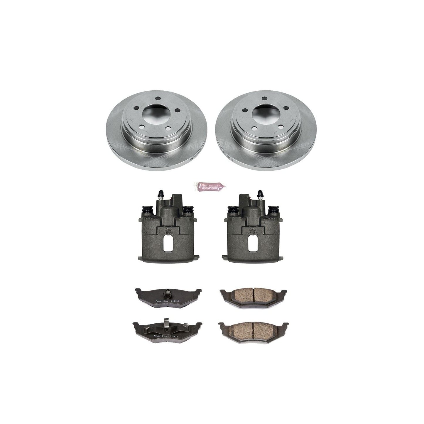 PowerStop Power Stop 99-04 Chrysler 300M Rear Autospecialty Brake Kit w/Calipers KCOE6263