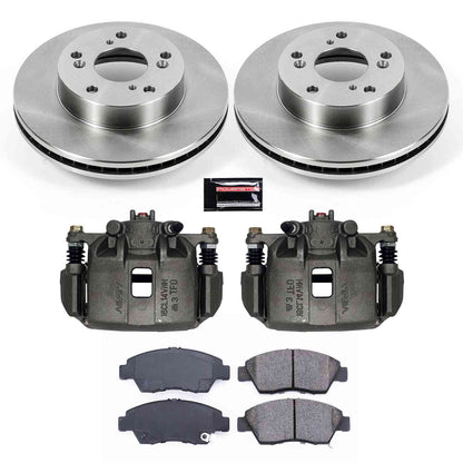 PowerStop Power Stop 13-15 Acura ILX Front Autospecialty Brake Kit w/Calipers KCOE6317