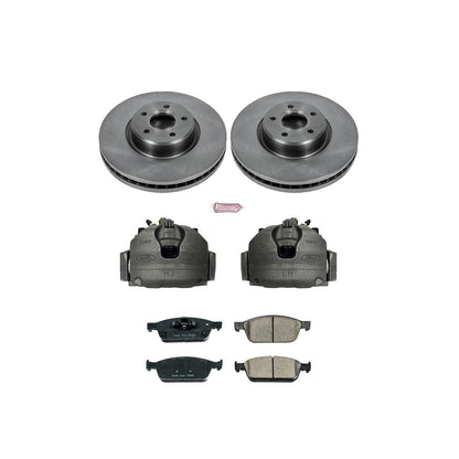 PowerStop Power Stop 13-19 Ford Escape Front Autospecialty Brake Kit w/Calipers KCOE6349