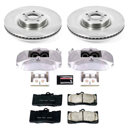 PowerStop Power Stop 13-19 Lexus GS350 Front Autospecialty Brake Kit w/Calipers KCOE6355