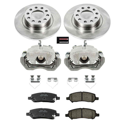 PowerStop Power Stop 13-16 Dodge Dart Rear Autospecialty Brake Kit w/Calipers KCOE6371