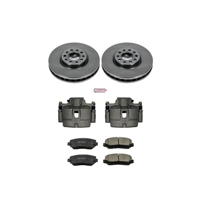 PowerStop Power Stop 15-17 Chrysler 200 Front Autospecialty Brake Kit w/Calipers KCOE6372
