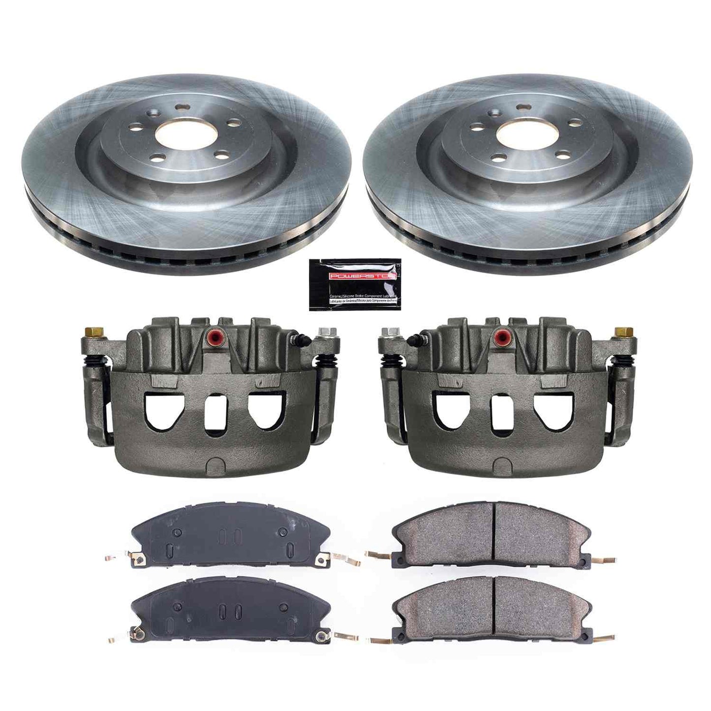 PowerStop Power Stop 13-19 Ford Explorer Front Autospecialty Brake Kit w/Calipers KCOE6374