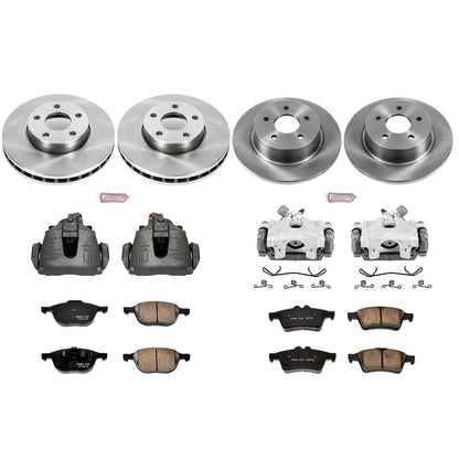 PowerStop Power Stop 13-18 Ford C-Max Autospecialty Kit w/ Calipers - Front and Rear KCOE6397