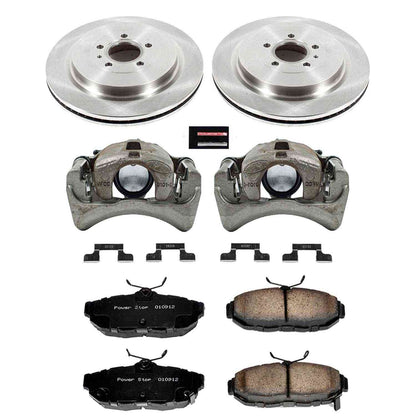 PowerStop Power Stop 13-14 Ford Mustang Rear Autospecialty Brake Kit w/Calipers KCOE6402