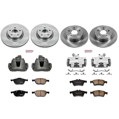 PowerStop Power Stop 13-17 Ford C-Max Autospecialty Kit w/ Calipers - Front and Rear KCOE6477