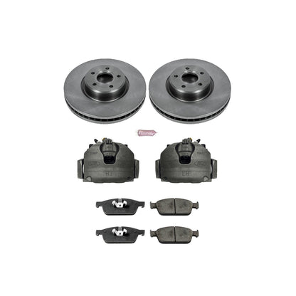 PowerStop Power Stop 13-14 Ford Focus Front Autospecialty Brake Kit w/Calipers KCOE6479