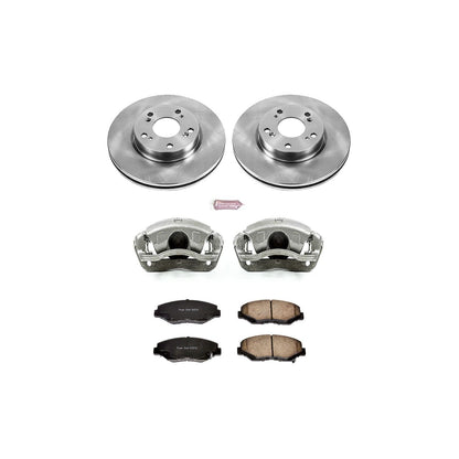 PowerStop Power Stop 2013 Acura ILX Front Autospecialty Brake Kit w/Calipers KCOE6490