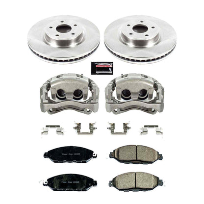 PowerStop Power Stop 2013 Infiniti JX35 Front Autospecialty Brake Kit w/Calipers KCOE6496