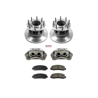PowerStop Power Stop 2012 Ford F-350 Super Duty Front Autospecialty Brake Kit w/Calipers KCOE6526
