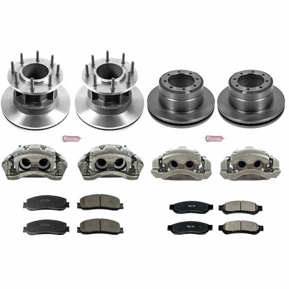 PowerStop Power Stop 2012 Ford F-350 Super Duty Autospecialty Kit w/ Calipers - Front and Rear KCOE6527