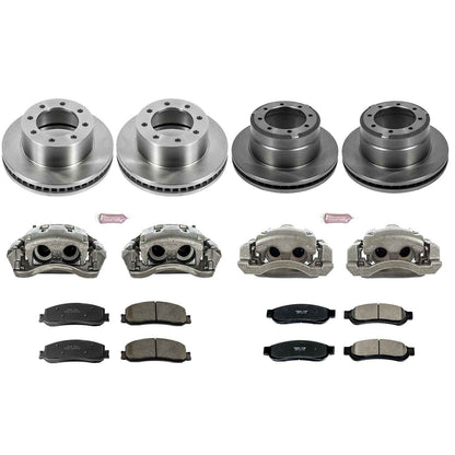 PowerStop Power Stop 2012 Ford F-350 Super Duty Autospecialty Kit w/ Calipers - Front and Rear KCOE6546
