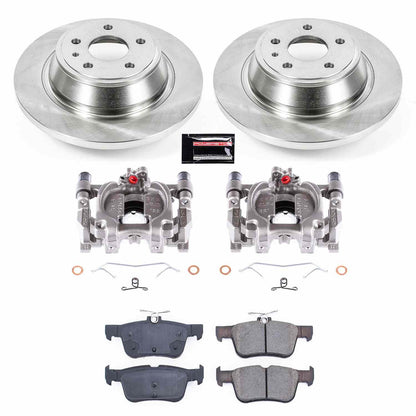 PowerStop Power Stop 13-19 Ford Fusion Rear Autospecialty Brake Kit w/Calipers KCOE6559A