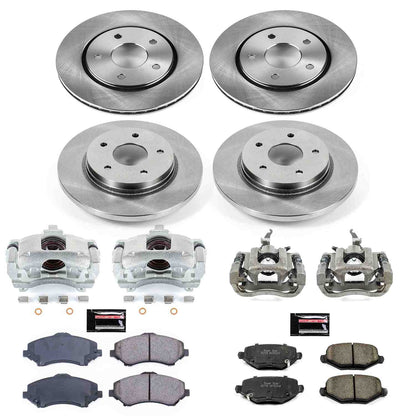 PowerStop Power Stop 2013 Dodge Journey Autospecialty Kit w/ Calipers - Front and Rear KCOE6563A
