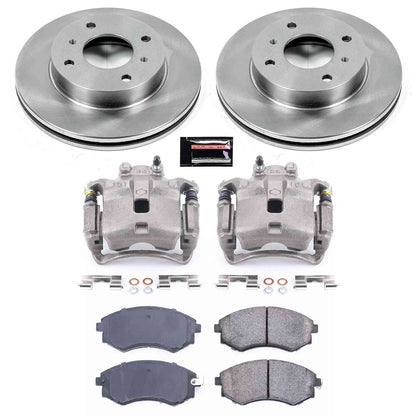 PowerStop Power Stop 00-06 Nissan Sentra Front Autospecialty Brake Kit w/Calipers KCOE656A