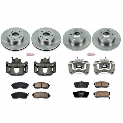 PowerStop Power Stop 96-99 Infiniti I30 Autospecialty Kit w/ Calipers - Front and Rear KCOE662