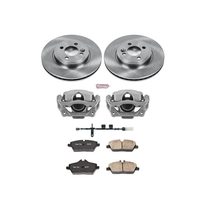 PowerStop Power Stop 11-16 Mini Cooper Front Autospecialty Brake Kit w/Calipers KCOE6739