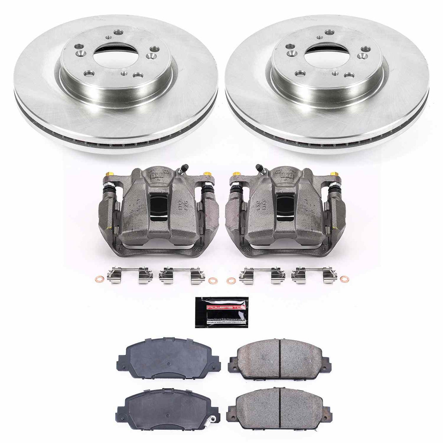 PowerStop Power Stop 2013 Honda Accord Front Autospecialty Brake Kit w/Calipers KCOE6777A