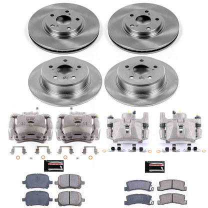 PowerStop Power Stop 99-01 Lexus RX300 Autospecialty Kit w/ Calipers - Front and Rear KCOE6782