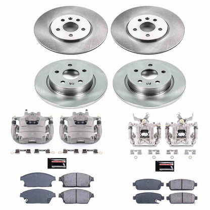 PowerStop Power Stop 13-18 Buick Encore Autospecialty Kit w/ Calipers - Front and Rear KCOE6792