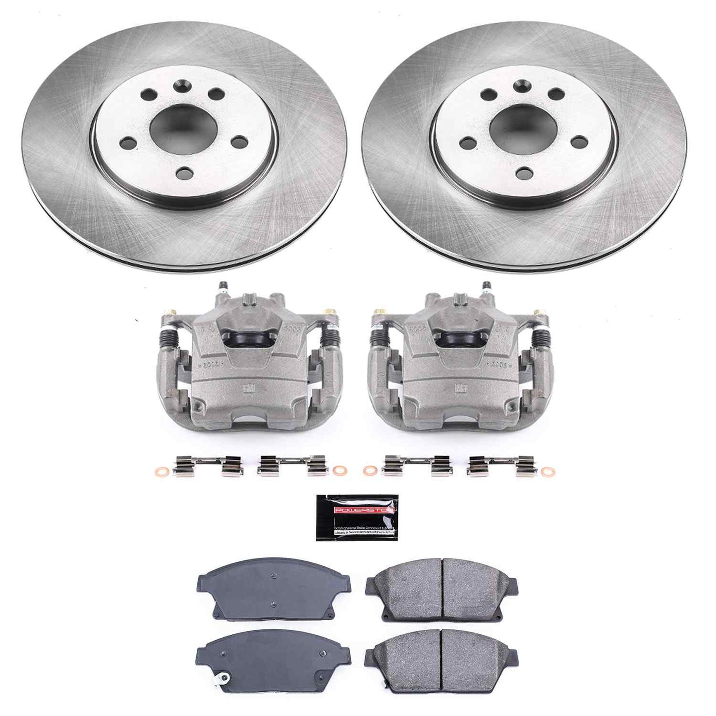 PowerStop Power Stop 13-18 Buick Encore Front Autospecialty Brake Kit w/Calipers KCOE6793