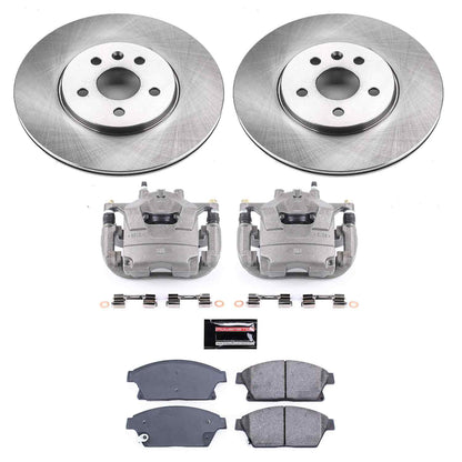 PowerStop Power Stop 13-18 Buick Encore Front Autospecialty Brake Kit w/Calipers KCOE6793