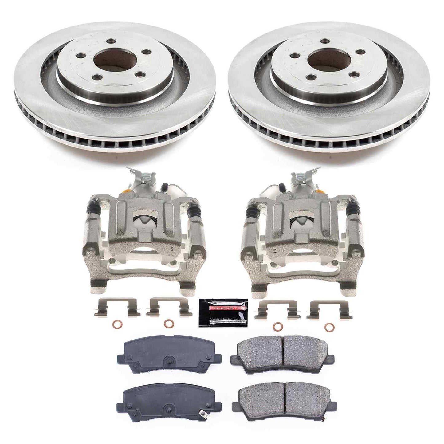 PowerStop Power Stop 19-15 Ford Mustang Rear Autospecialty Brake Kit w/Calipers KCOE6812