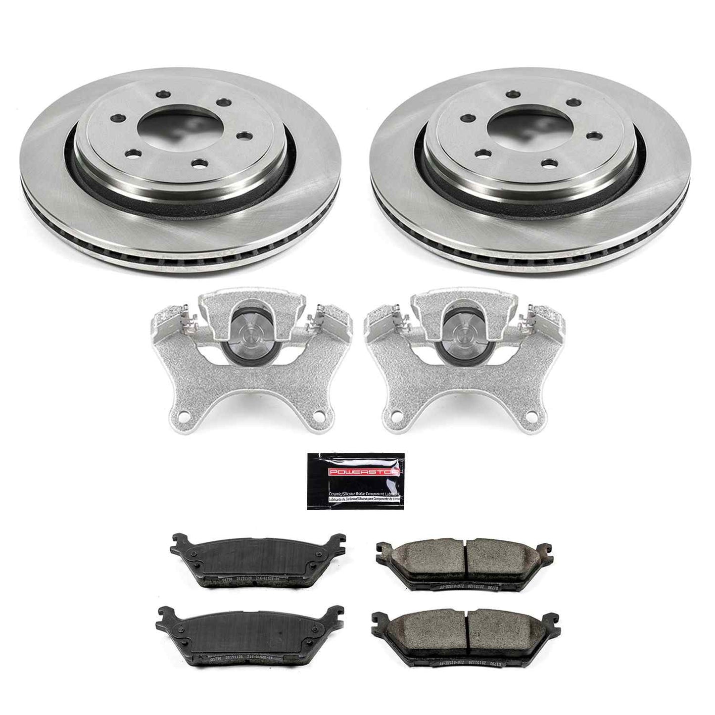 PowerStop Power Stop 15-17 Ford F-150 Rear Autospecialty Brake Kit w/Calipers KCOE6814