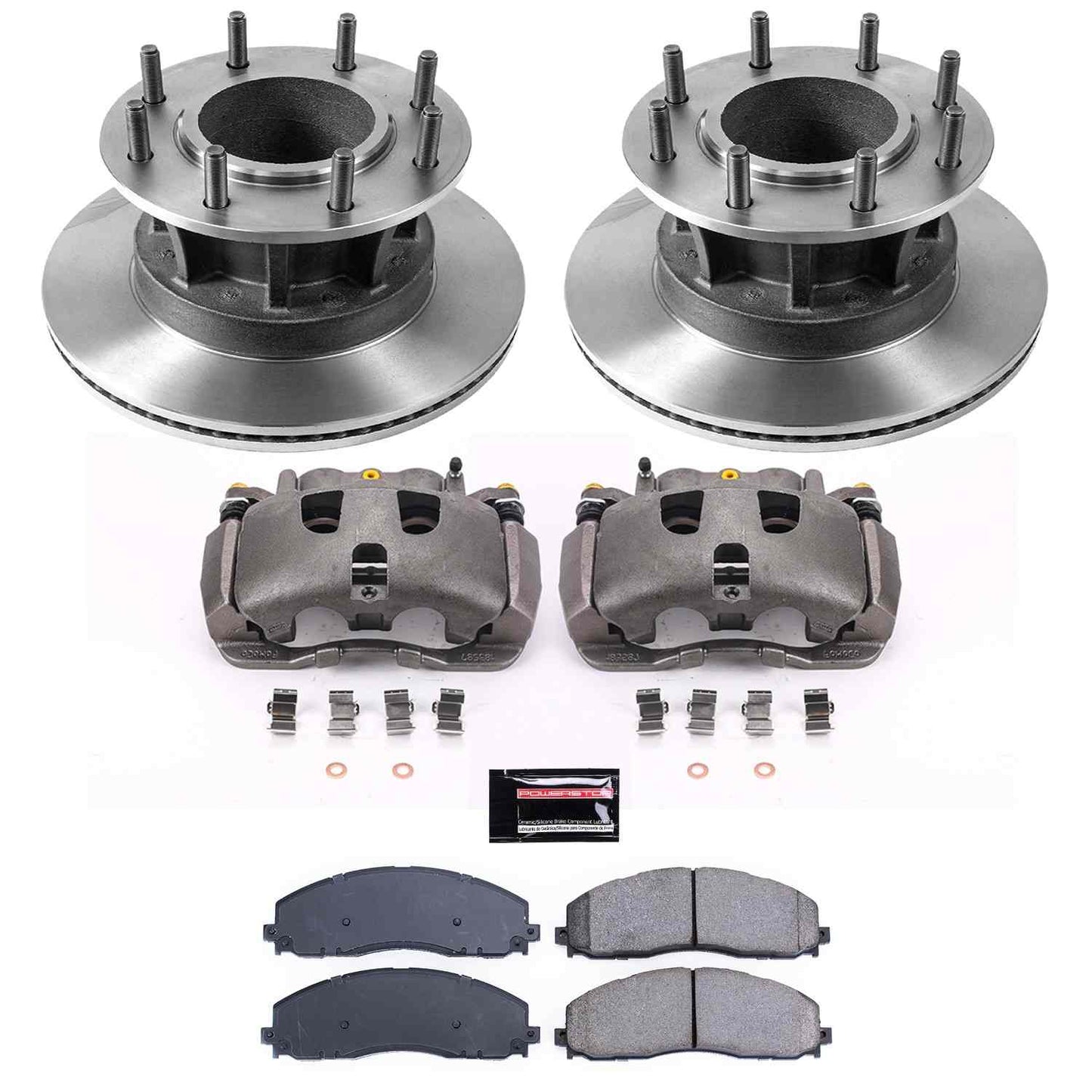 PowerStop Power Stop 13-16 Ford F-350 Super Duty Front Autospecialty Kit w/Calipers KCOE6823