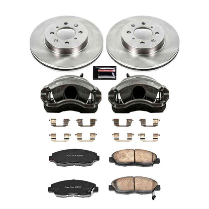 PowerStop Power Stop 96-05 Honda Civic Front Autospecialty Brake Kit w/Calipers KCOE690