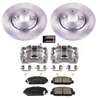 PowerStop Power Stop 14-19 Acura RLX Front Autospecialty Brake Kit w/Calipers KCOE6955