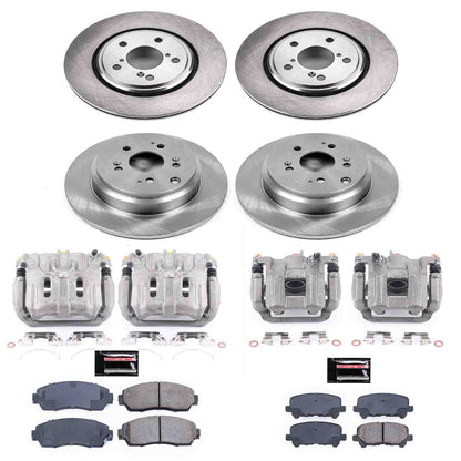 PowerStop Power Stop 15-17 Honda Odyssey Autospecialty Kit w/ Calipers - Front and Rear KCOE6958