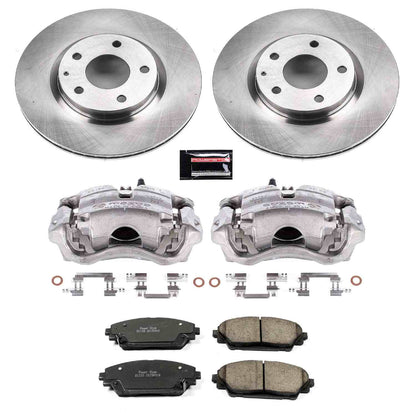 PowerStop Power Stop 14-18 Mazda 3 Front Autospecialty Brake Kit w/Calipers KCOE6971